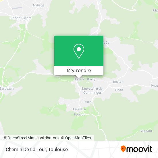 Chemin De La Tour plan