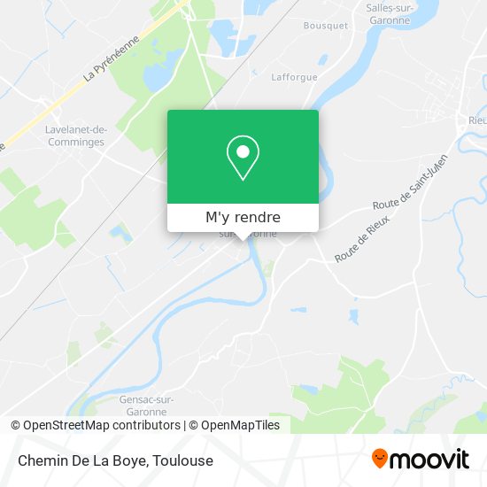 Chemin De La Boye plan