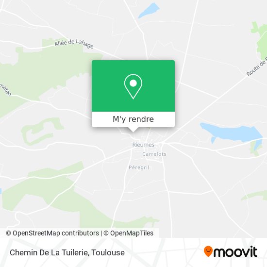 Chemin De La Tuilerie plan