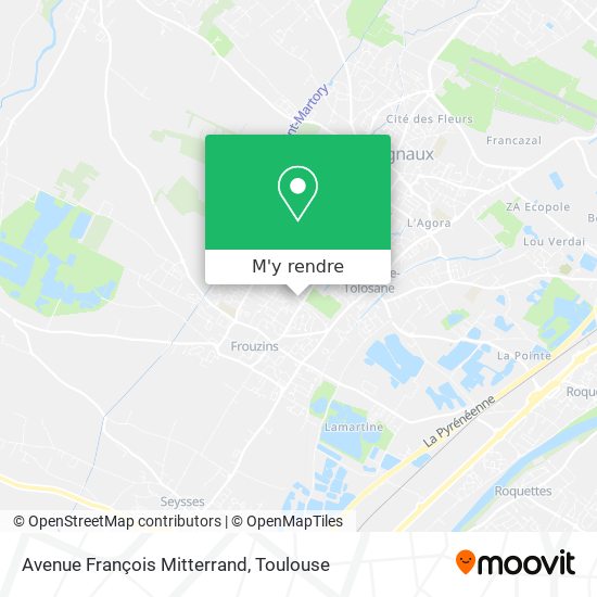 Avenue François Mitterrand plan