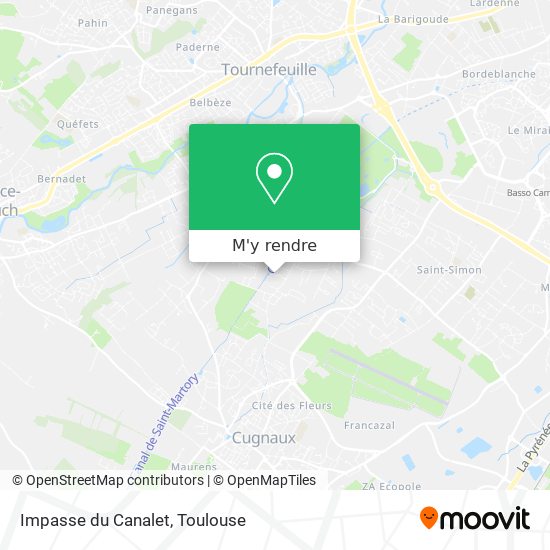 Impasse du Canalet plan
