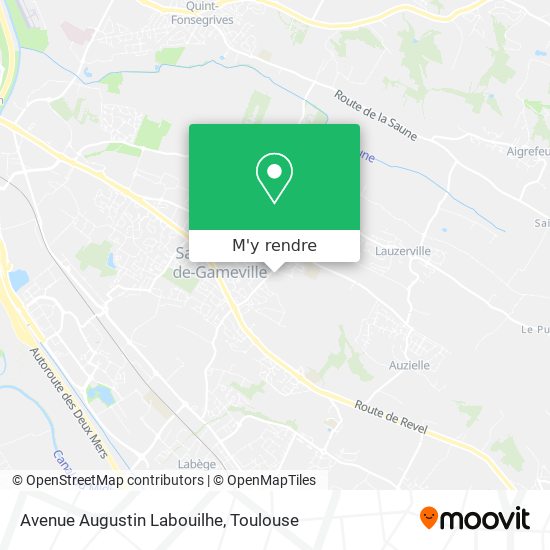 Avenue Augustin Labouilhe plan