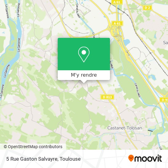 5 Rue Gaston Salvayre plan