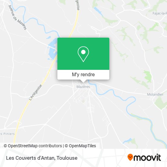 Les Couverts d'Antan plan