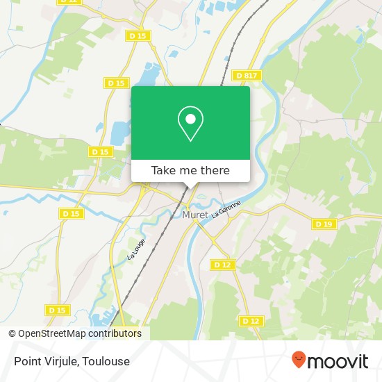 Point Virjule, 32 Avenue Pierre II d'Aragon 31600 Muret plan