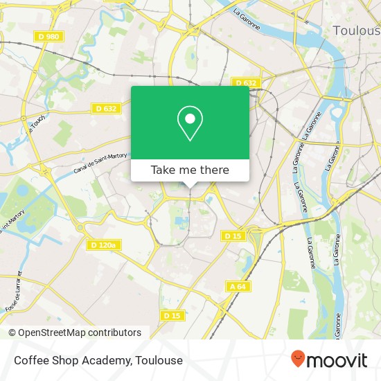 Coffee Shop Academy, 8 Rue de l'Université du Mirail 31100 Toulouse plan