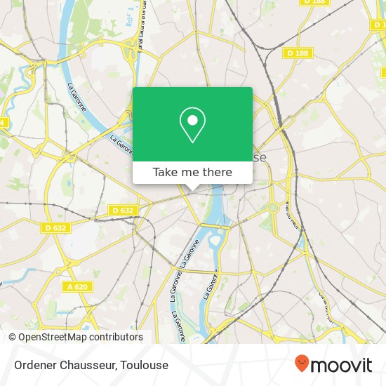 Ordener Chausseur, 45 Rue de la République 31300 Toulouse plan