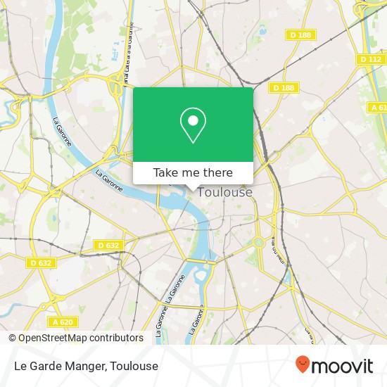 Le Garde Manger, 16 Rue Valade 31000 Toulouse plan