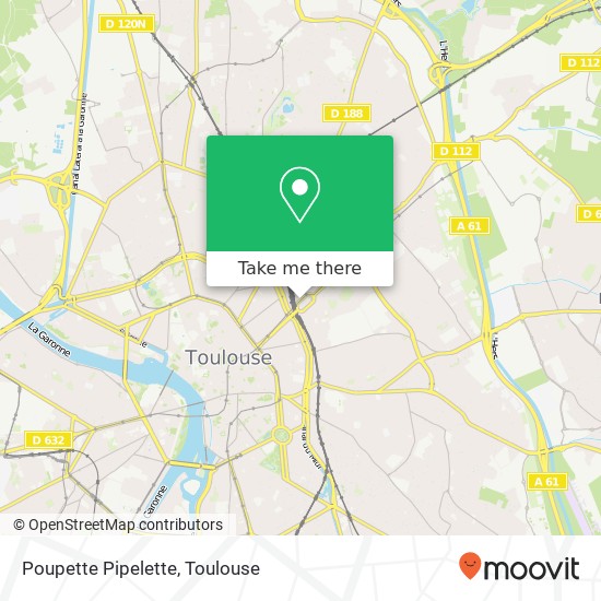 Poupette Pipelette, 31500 Toulouse plan