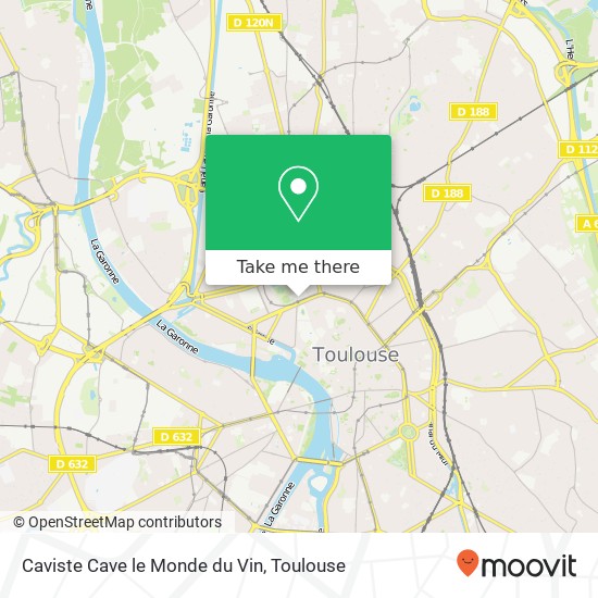 Caviste Cave le Monde du Vin, 7 Esplanade Compans-Caffarelli 31000 Toulouse plan