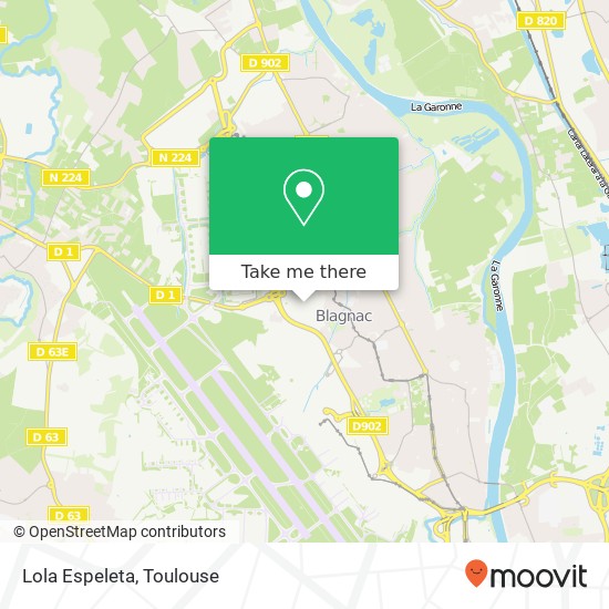 Lola Espeleta, 31700 Blagnac plan