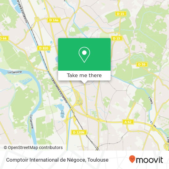 Comptoir International de Négoce, 31 Route de Fronton 31140 Aucamville plan