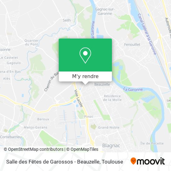 Salle des Fêtes de Garossos - Beauzelle plan