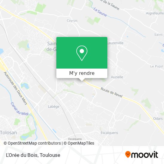 L'Orée du Bois plan