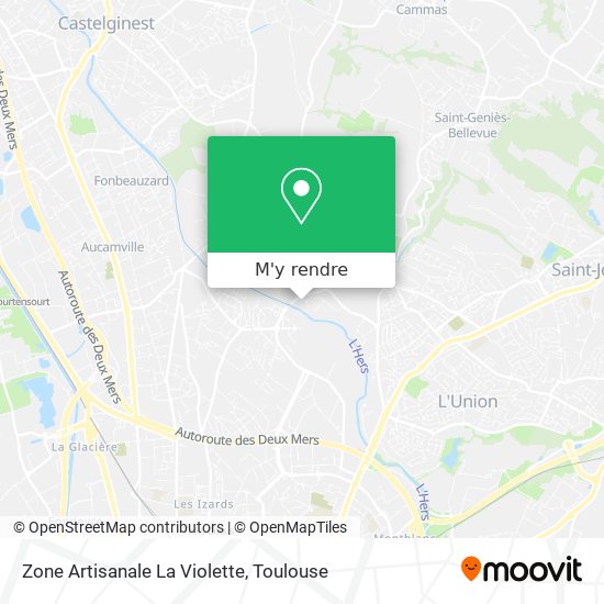 Zone Artisanale La Violette plan