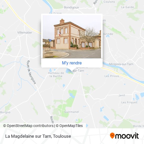 La Magdelaine sur Tarn plan