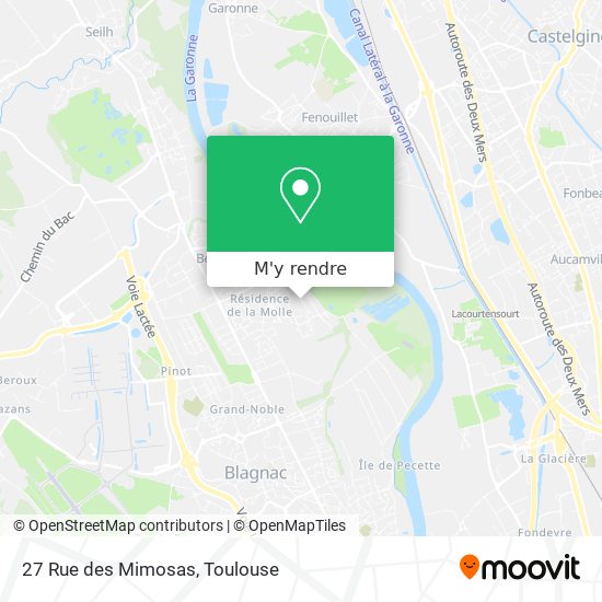 27 Rue des Mimosas plan