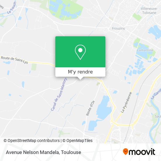 Avenue Nelson Mandela plan