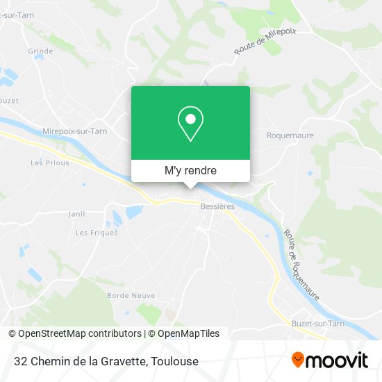 32 Chemin de la Gravette plan