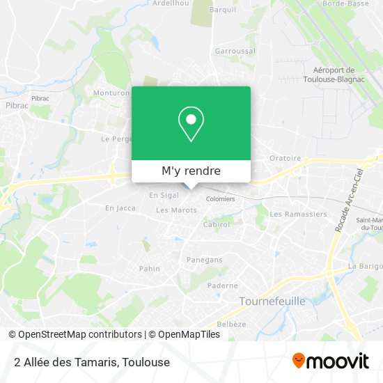 2 Allée des Tamaris plan