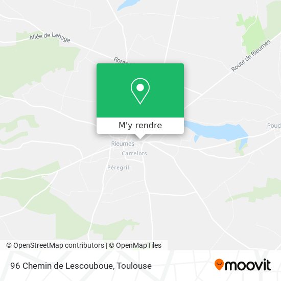 96 Chemin de Lescouboue plan