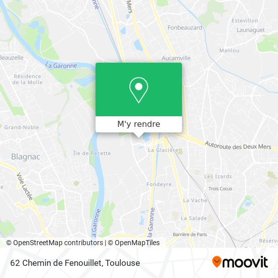 62 Chemin de Fenouillet plan