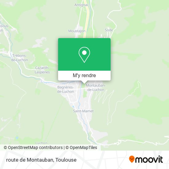 route de Montauban plan
