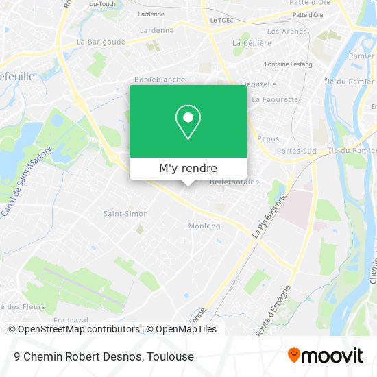 9 Chemin Robert Desnos plan
