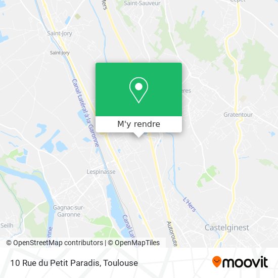 10 Rue du Petit Paradis plan