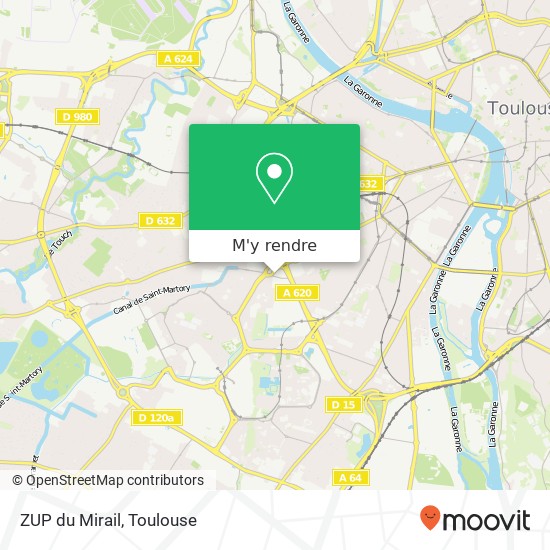 ZUP du Mirail plan