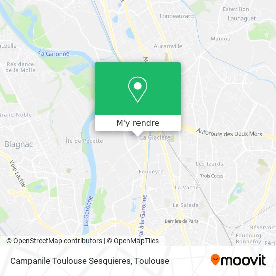 Campanile Toulouse Sesquieres plan