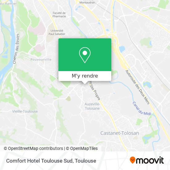 Comfort Hotel Toulouse Sud plan