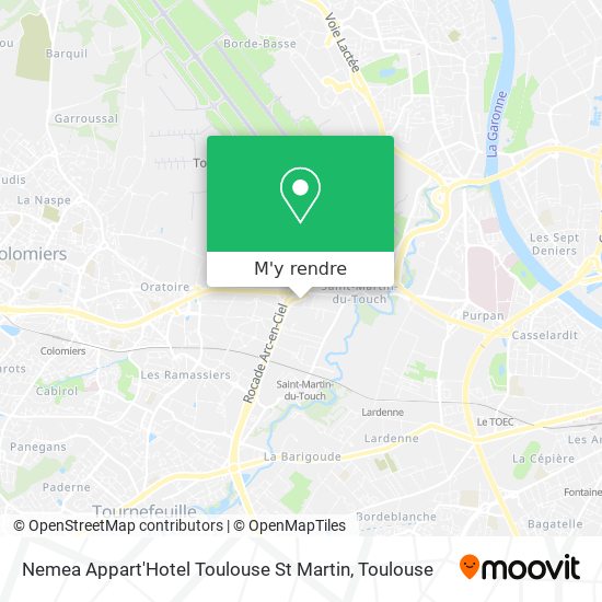 Nemea Appart'Hotel Toulouse St Martin plan