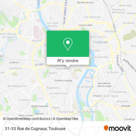 31-33 Rue de Cugnaux plan