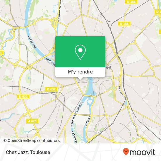 Chez Jazz, 3 Place de l'Estrapade 31300 Toulouse plan