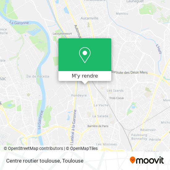 Centre routier toulouse plan