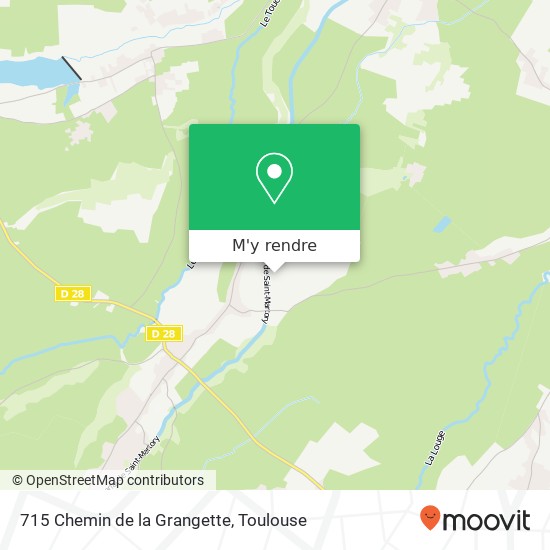 715 Chemin de la Grangette plan