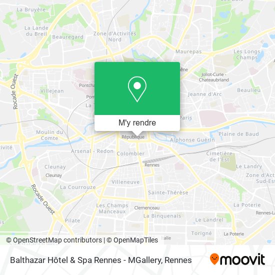 Balthazar Hôtel & Spa Rennes - MGallery plan