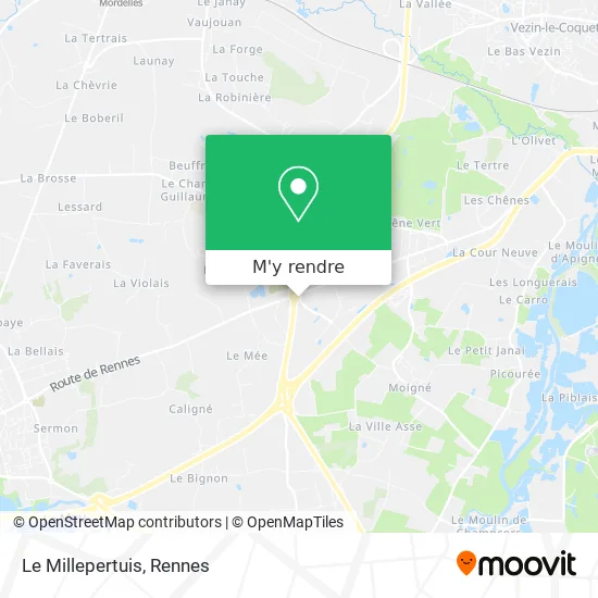 Le Millepertuis plan