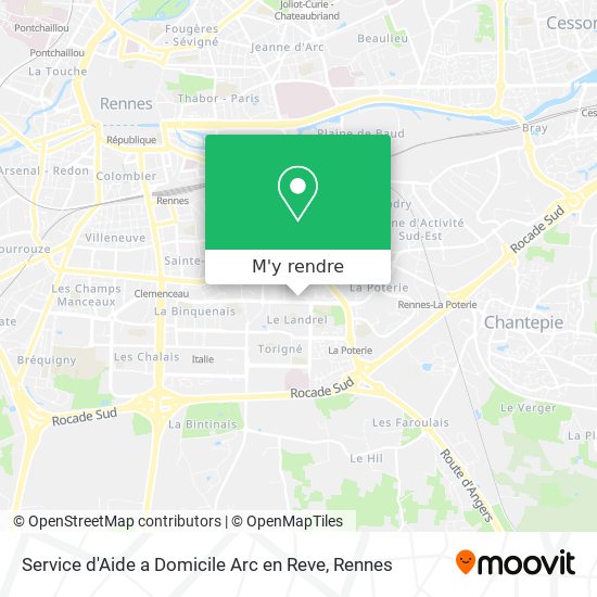 Service d'Aide a Domicile Arc en Reve plan