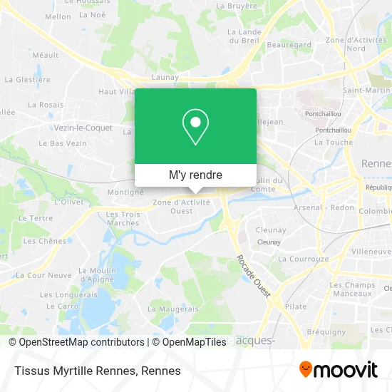 Tissus Myrtille Rennes plan