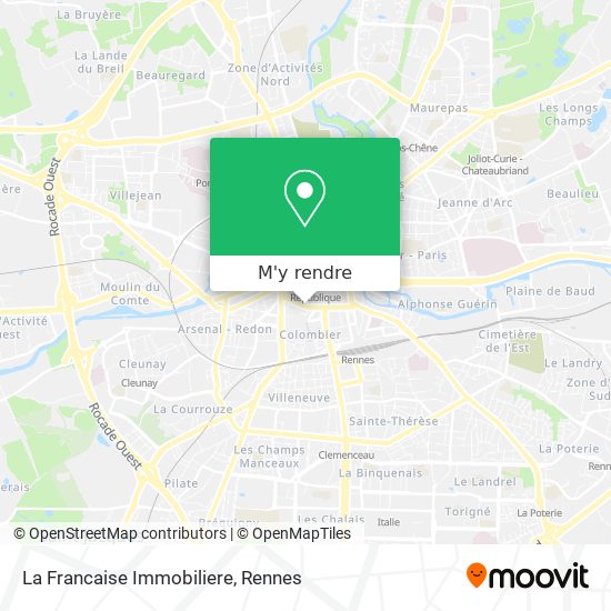 La Francaise Immobiliere plan
