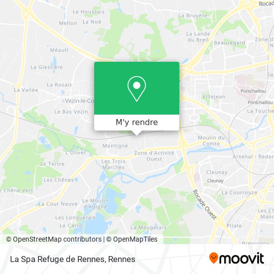 La Spa Refuge de Rennes plan