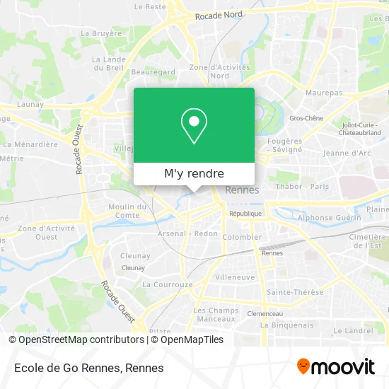 Ecole de Go Rennes plan