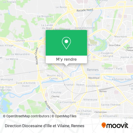 Direction Diocesaine d'Ille et Vilaine plan