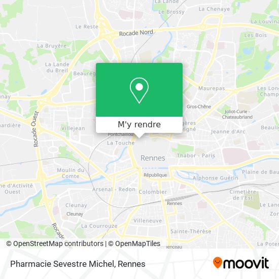 Pharmacie Sevestre Michel plan