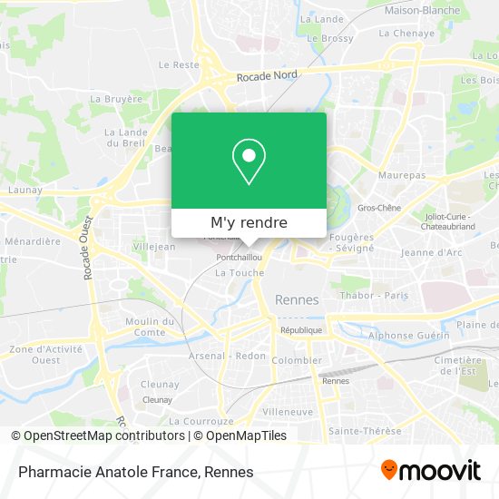 Pharmacie Anatole France plan