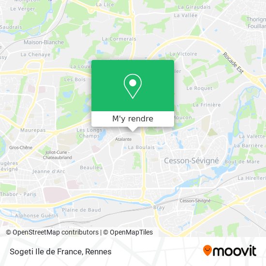 Sogeti Ile de France plan