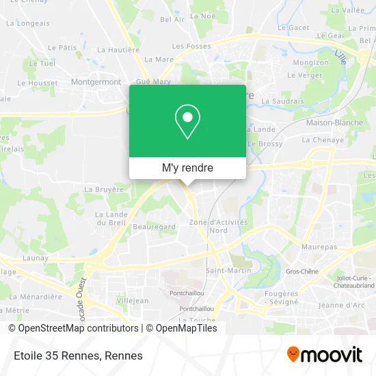 Etoile 35 Rennes plan