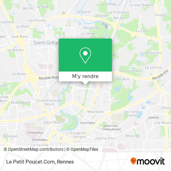 Le Petit Poucet.Com plan